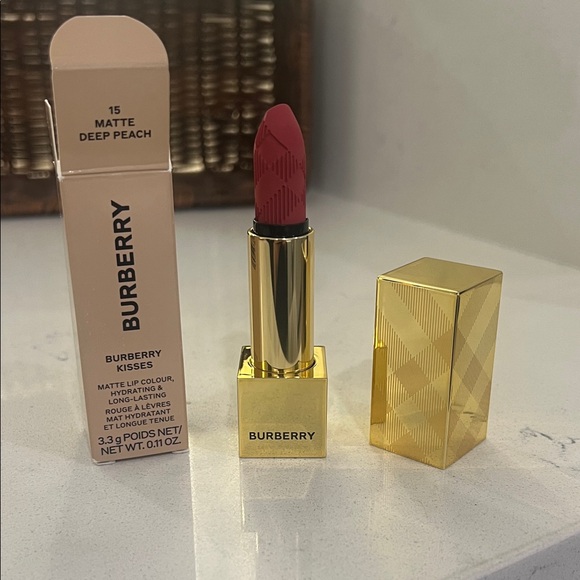 Burberry Other - Burberry Kisses Matte Lipstick in deep peach
